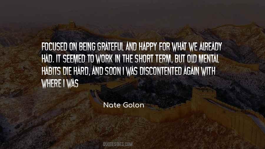 Nate Golon Quotes #1302350