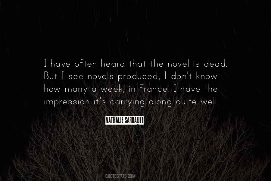 Nathalie Sarraute Quotes #1067935