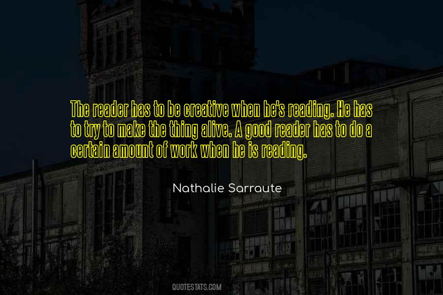 Nathalie Sarraute Quotes #356128