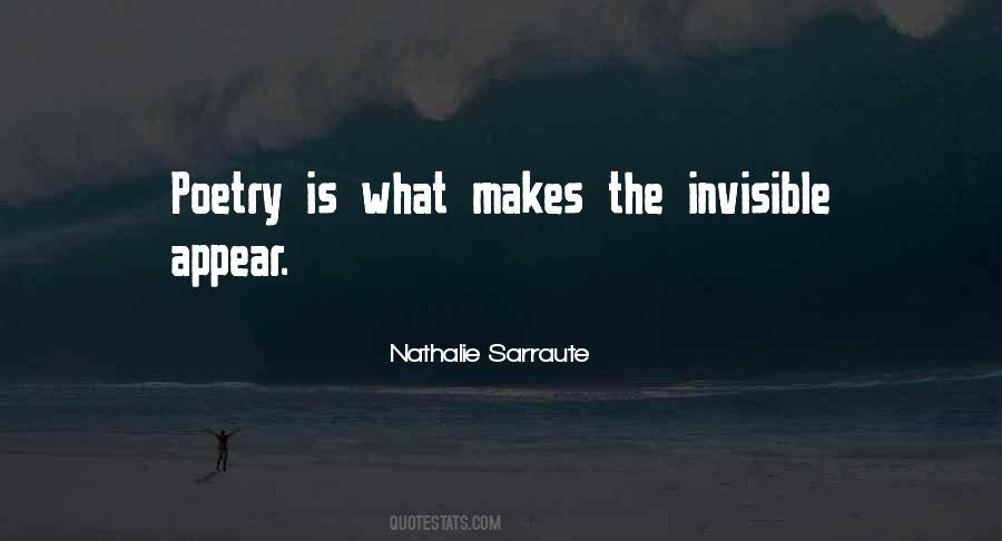 Nathalie Sarraute Quotes #457207