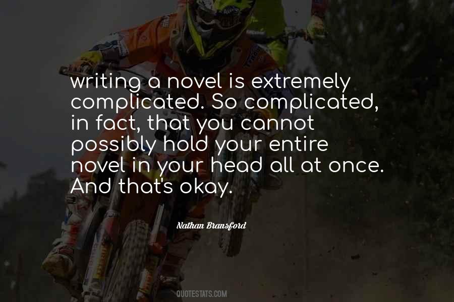 Nathan Bransford Quotes #489331 Nathan Bransford Quotes #489331