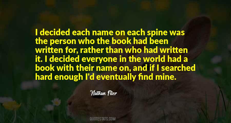 Nathan Filer Quotes #439890