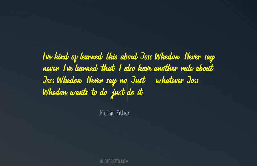 Nathan Fillion Quotes #471111