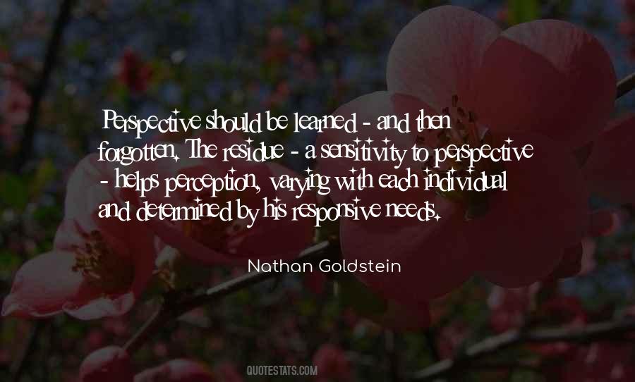 Nathan Goldstein Quotes #497364