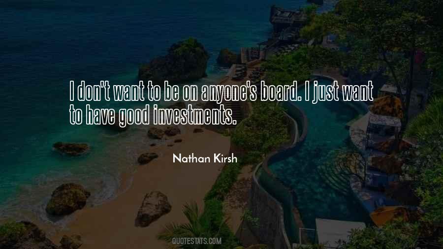 Nathan Kirsh Quotes #1363608