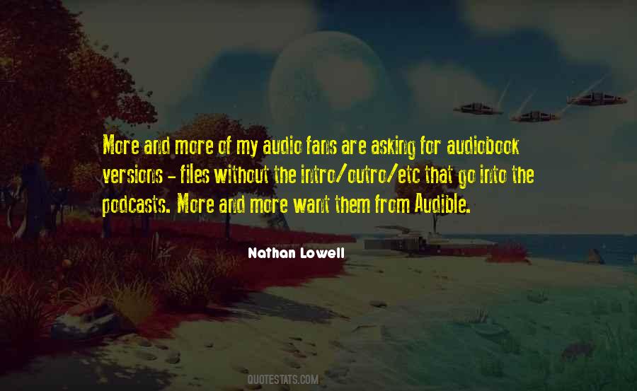 Nathan Lowell Quotes #172844