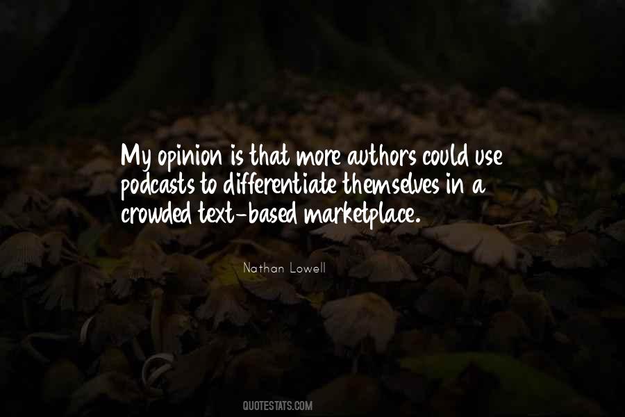 Nathan Lowell Quotes #94121