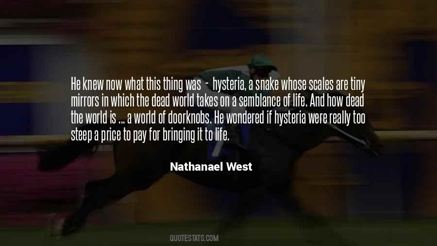 Nathanael West Quotes #1516944