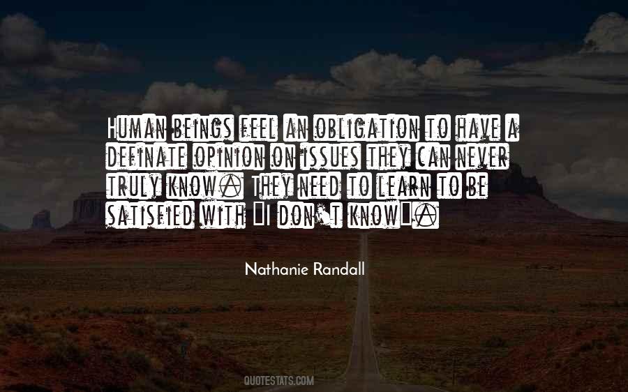 Nathanie Randall Quotes #1471777