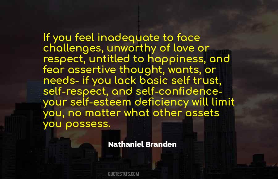 Nathaniel Branden Quotes #929927