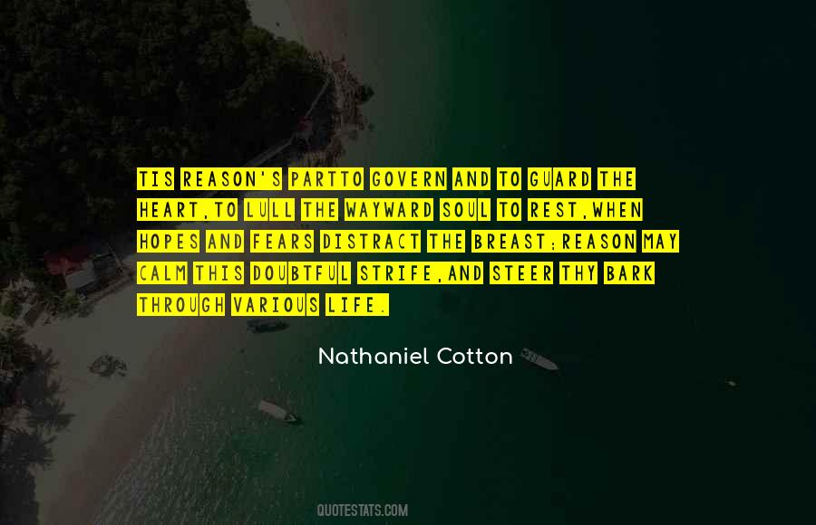 Nathaniel Cotton Quotes #292209