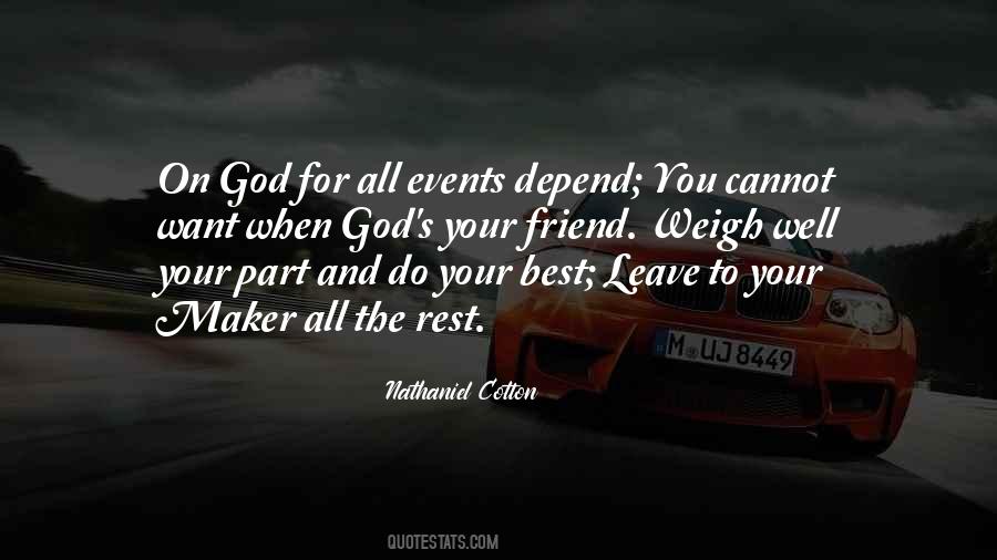 Nathaniel Cotton Quotes #870022
