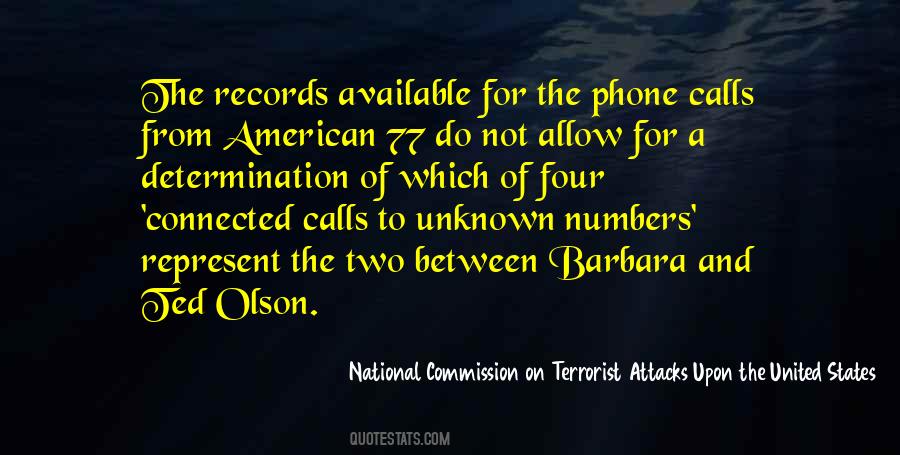 National Commission On Terrorist Attacks Upon The United States Quotes #1581244