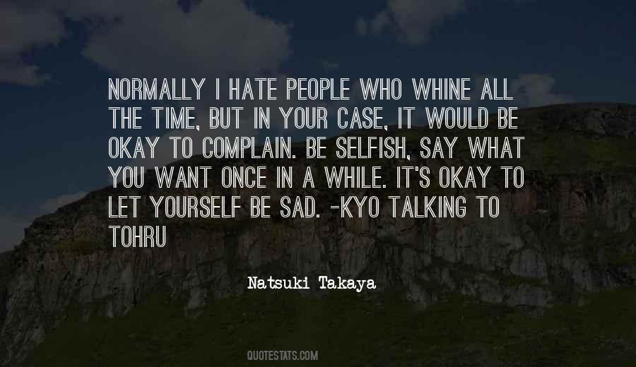 Natsuki Takaya Quotes #1272691