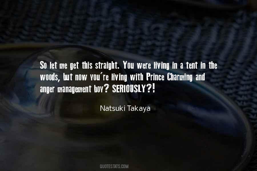 Natsuki Takaya Quotes #1870091
