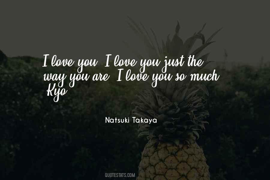 Natsuki Takaya Quotes #845255