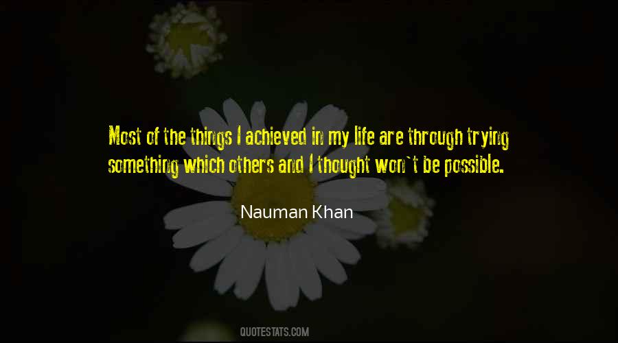 Nauman Khan Quotes #1454576