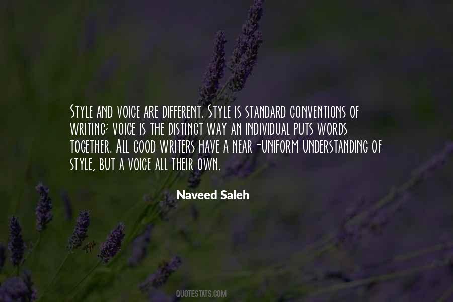 Naveed Saleh Quotes #1215704