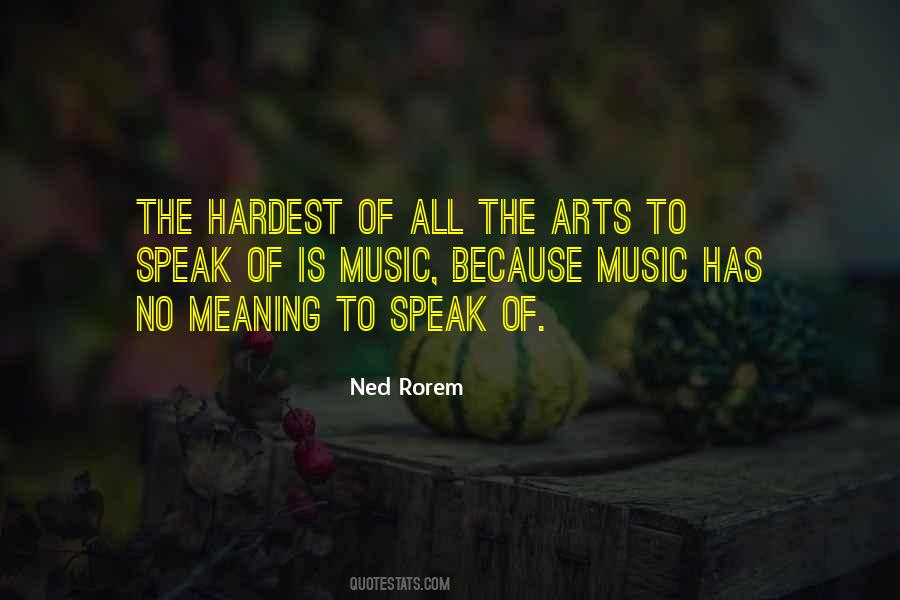 Ned Rorem Quotes #577183