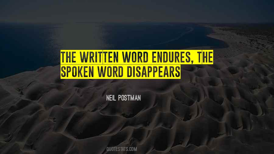 Neil Postman Quotes #1268023