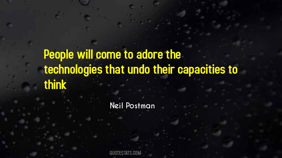 Neil Postman Quotes #667733