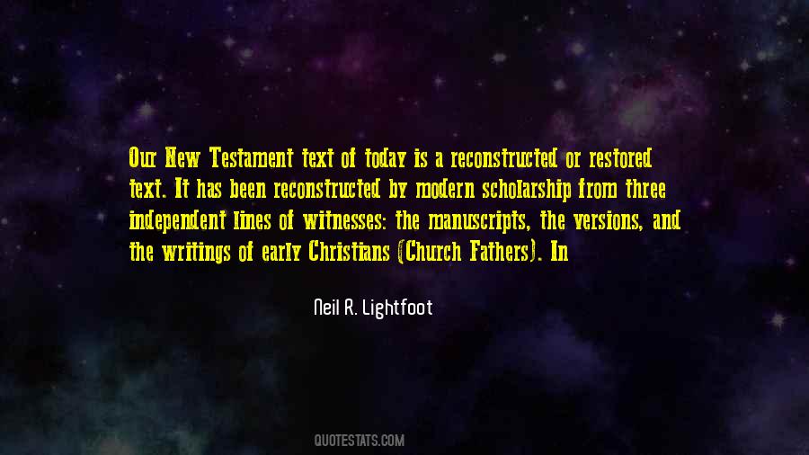 Neil R. Lightfoot Quotes #1497146