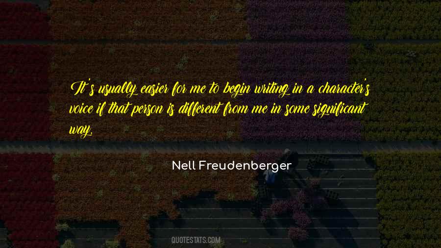 Nell Freudenberger Quotes #691534