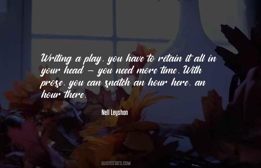 Nell Leyshon Quotes #241363