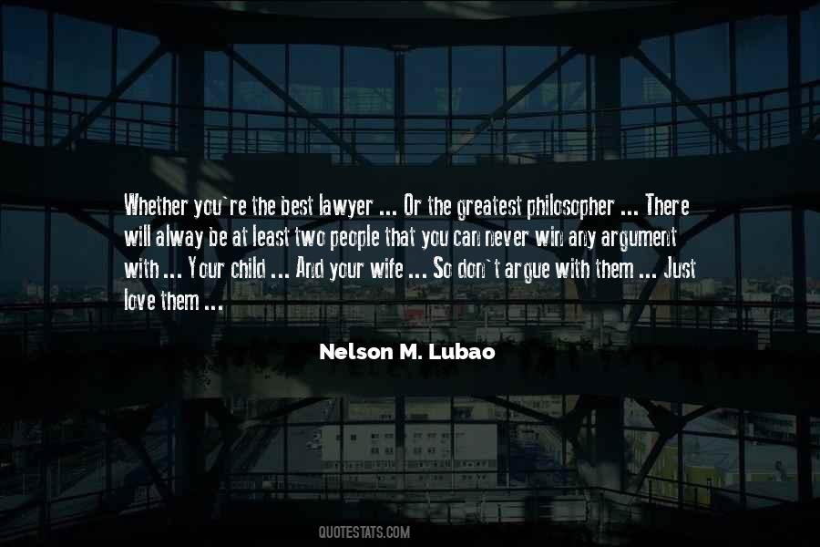 Nelson M. Lubao Quotes #585671