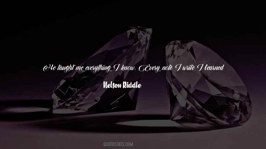 Nelson Riddle Quotes #969492 Nelson Riddle Quotes #969492