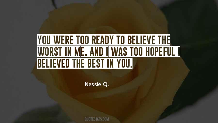 Nessie Q. Quotes #432098