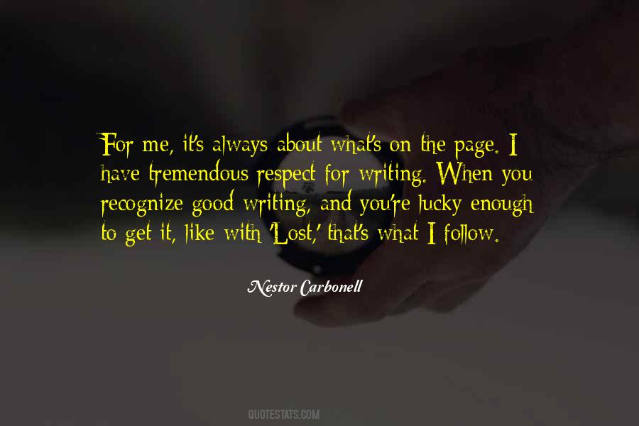 Nestor Carbonell Quotes #1335904