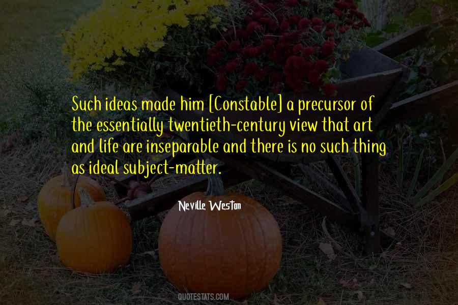 Neville Weston Quotes #889520