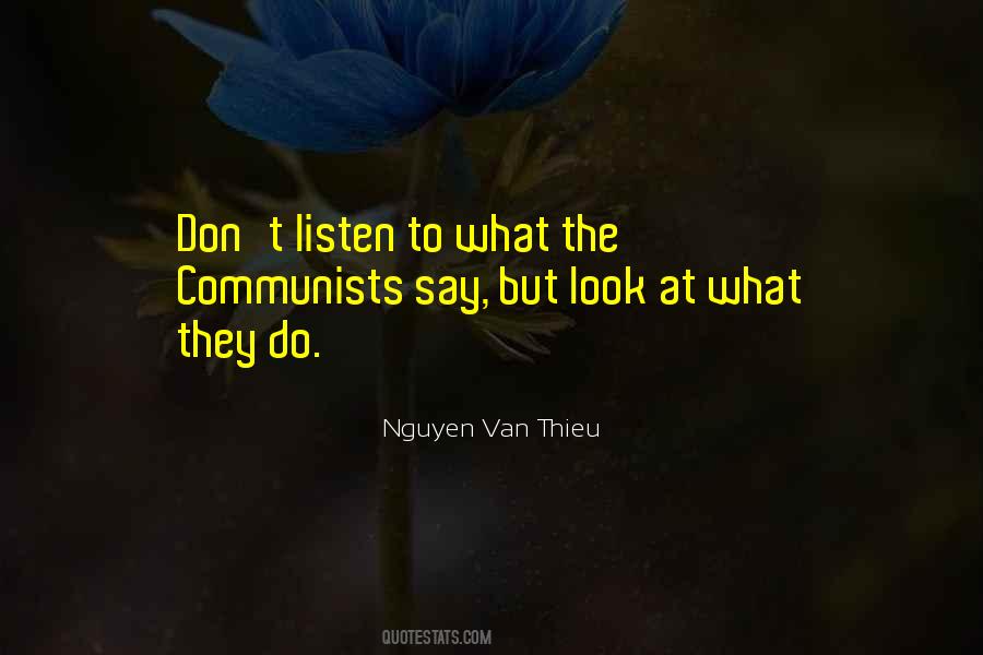 Nguyen Van Thieu Quotes #1543627