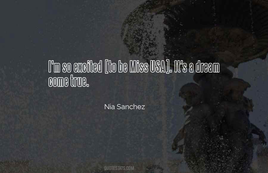 Nia Sanchez Quotes #1394639