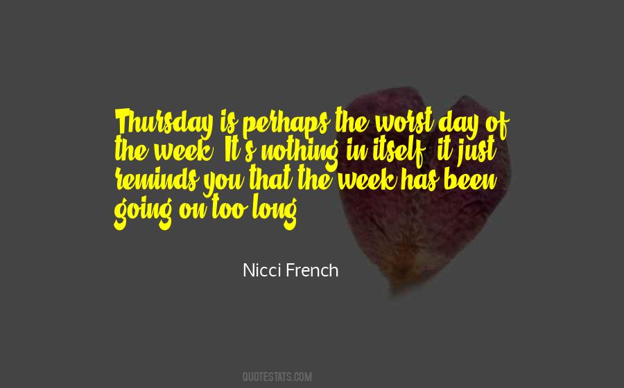 Nicci French Quotes #1688639