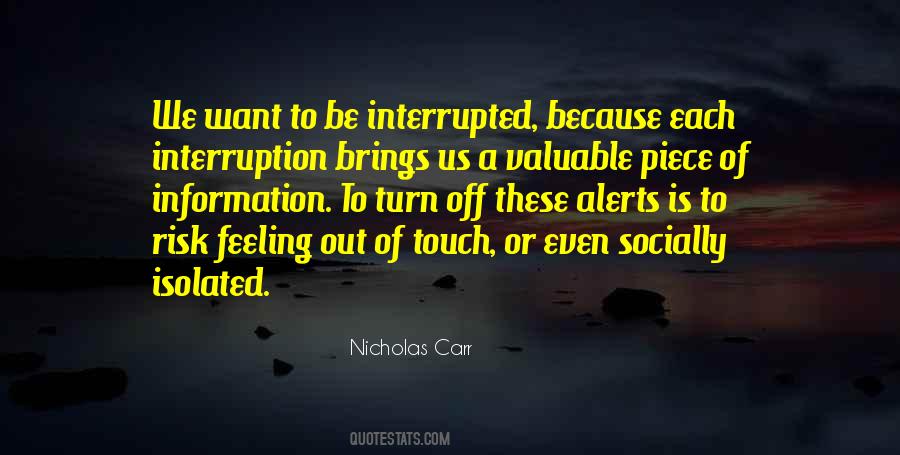 Nicholas Carr Quotes #904061