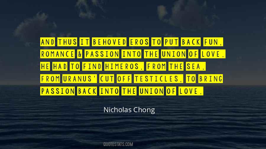 Nicholas Chong Quotes #1353860