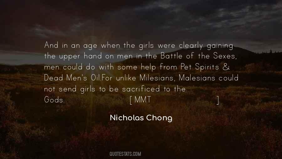 Nicholas Chong Quotes #1617803