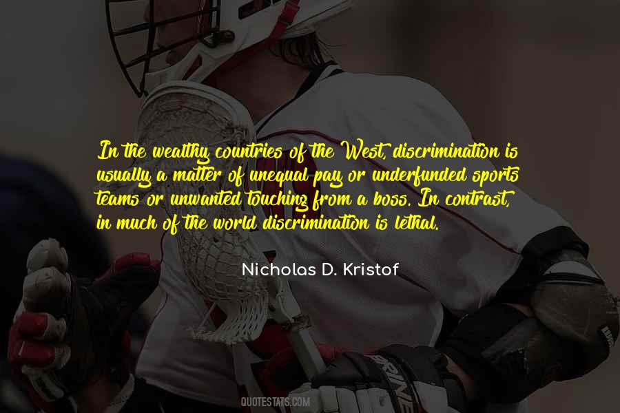 Nicholas D. Kristof Quotes #37308