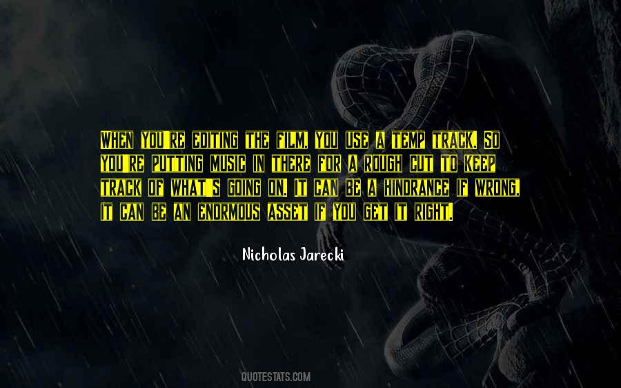 Nicholas Jarecki Quotes #1355136