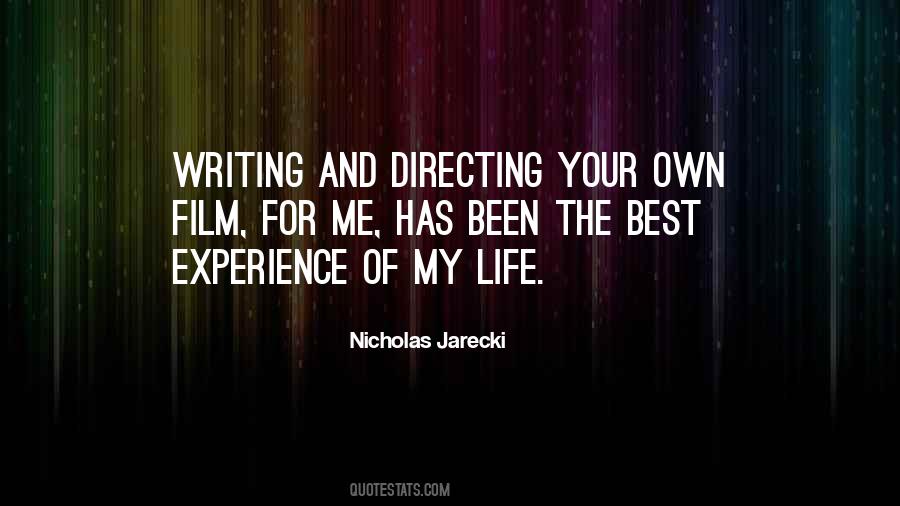 Nicholas Jarecki Quotes #714413