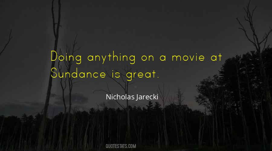 Nicholas Jarecki Quotes #913118