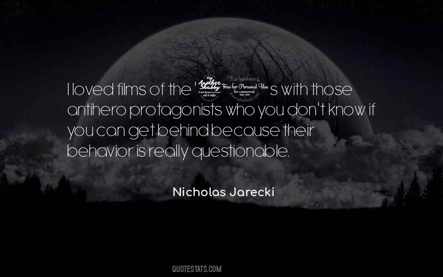 Nicholas Jarecki Quotes #922411