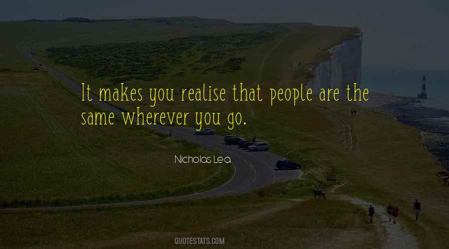 Nicholas Lea Quotes #1487995