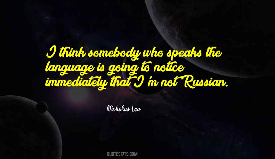 Nicholas Lea Quotes #156735