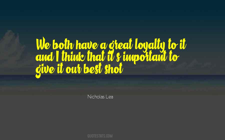Nicholas Lea Quotes #1717617