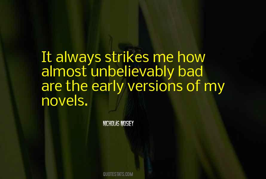 Nicholas Mosley Quotes #1085395