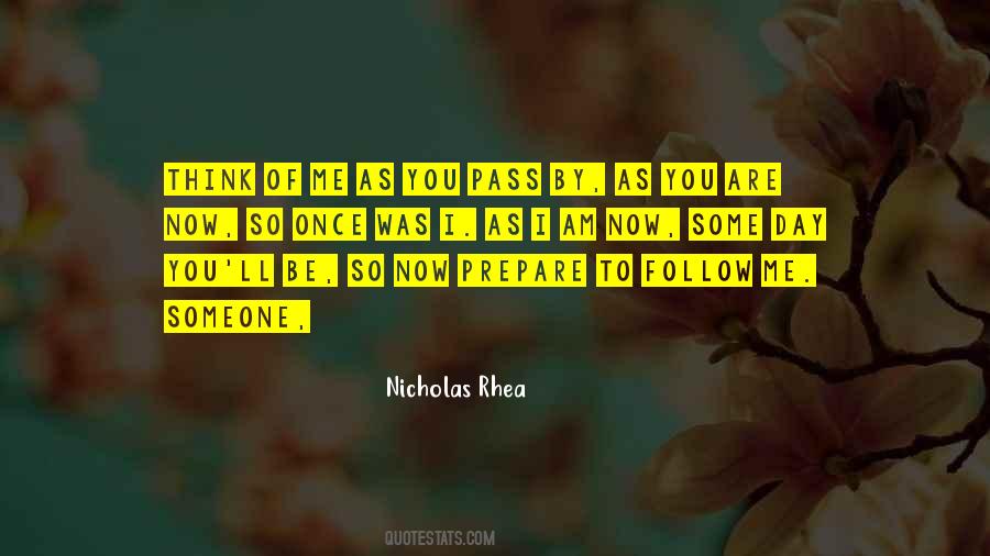 Nicholas Rhea Quotes #1067083