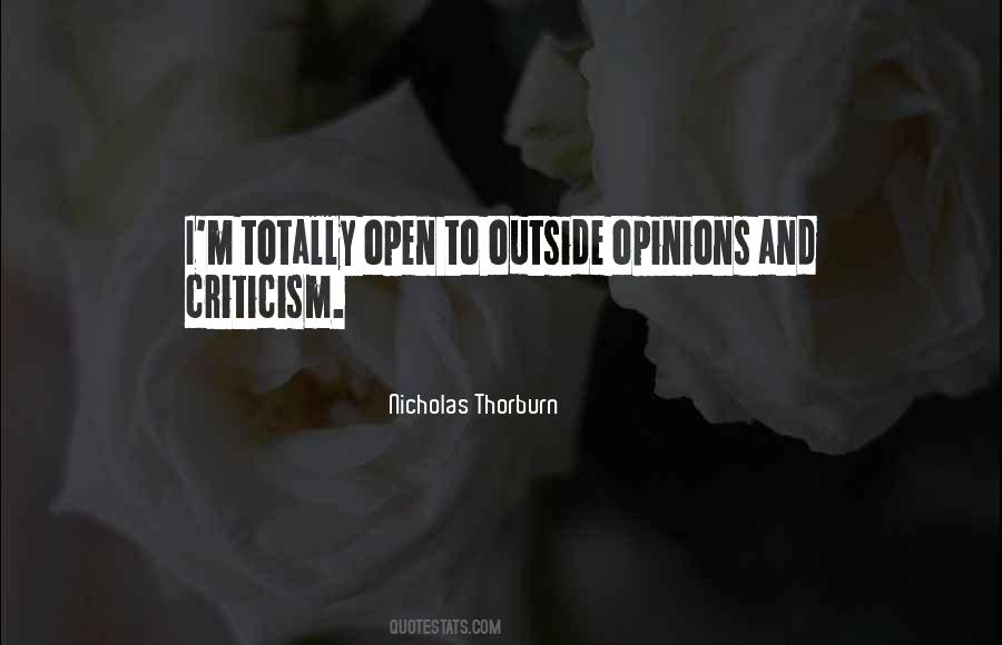 Nicholas Thorburn Quotes #1324625